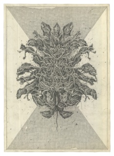 Eiko Borcherding, O.T., 2013, Bleistift, 64x46cmcm