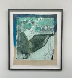 Christiane Bergelt, fnzs 4, 2018, Öl auf Papier, 40x31cm