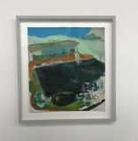 Christiane Bergelt, hot pot, 2016, Öl auf Papier, 28x26cm