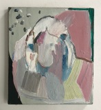 Christiane Bergelt, tunnel vision, 2017, Öl_Papier auf Leinen, 40x35cm