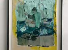 Christiane Bergelt, fnzs 3, 2013, Öl auf Papier, 41x33cm