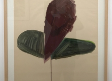 Christiane Bergelt, split, 2010, Öl auf Papier, 83x60cm