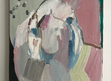 Christiane Bergelt, tunnel vision, 2017, Öl_Papier auf Leinen, 40x35cm