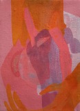 Christiane Bergelt, you name it I, 2018, MT auf Leinen, 24x18cm