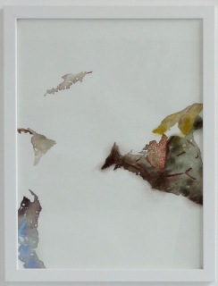 Chika-Aruga-Bruchstück-des-Winters-2016-Mischtechnik-auf-Papier-40x30cm