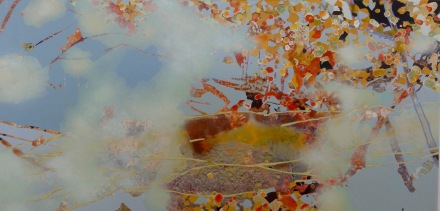 Chika-Aruga-Die-Ferne-5-2016-Acryl-auf-Leinwand35x70cm