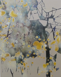 Chika-Aruga-Die-Ferne-6-2016-Acryl-auf-Leinwand-45x36cm