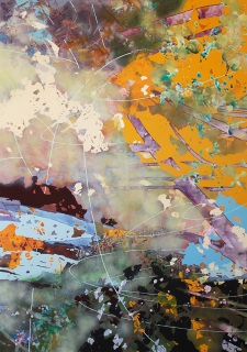 Chika Aruga,Die Ferne 7, 2016, Acryl auf Leinwand, 200 x 140 cm_web