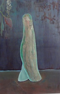 Maria-Schoof-dickhead2017Öl-auf-Leinwand-100x65cm