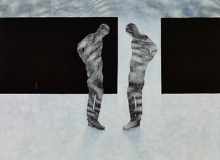 Csaba Fürjesi, Passage, 2013, Öl auf Leinwand, 100x120cm