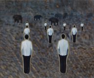 Csaba Fürjesi, tactics, 2012, Öl auf Leinwand, 100x120cm