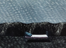 Csaba Fürjesi, trail loneliness, 2012, Öl auf Leinwand, 100x120cm