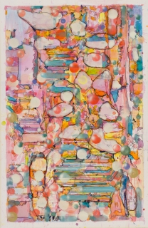 Johannes Ulrich Kubiak, Cargo (10), 2017, Gouache Aquarelle Pencil, 95x63cm
