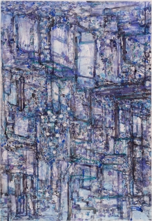 Johannes Ulrich Kubiak, Mehrung, 2014, Aquarelle, 146x101cm