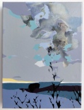 Chika Aruga, Rückkehr 3, 2016, Acryl auf Leinwand, 24x18cm