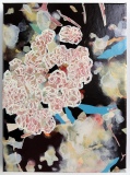 Chika Aruga, Rückkehr 4, 2016, Acryl auf Leinwand, 24x18cm