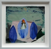 Christiane Bergelt,tre mandorle, 2016, Mischtechnik auf Papier, 25x26,5cm
