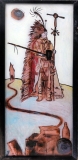 Jan Kummer, Gütetermin, 2013, Eglomisierung, 41x22cm