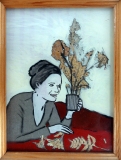 Jan Kummer, Mutti, 2016, Eglomisierung, 22x17cm