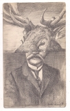 Eiko Borcherding, O.T., 2018, Bleistift, 19x12cm