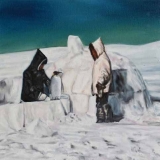 Heiko-Müller-Eskimos-2016-Öl-auf-Leinwand-30-x-30-cm