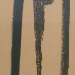Georg-DickO.T.1993Mischtechnik-auf-Papier100x44cm