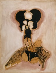 Jürgen-HöritzschDie-Philosophie1998Mischtechnik-auf-Leinwand104-x-84cm