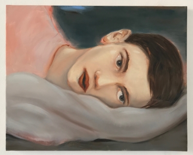 Katharina Baumgärtner, Traumland, 2019, Öl auf Leinwand, 50x40cm
