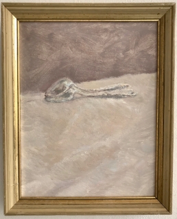 Veronica Seidel, o.T., 2017, Öl auf Gipsplatte, 22x17cm